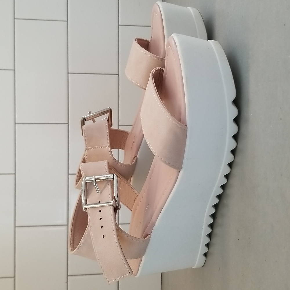 Pink Platform Sandals
